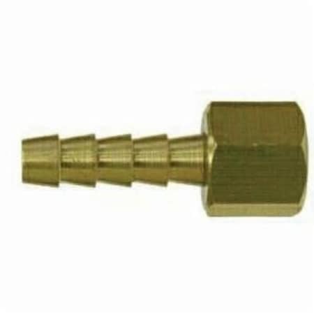 Swivel Hose Adapter, Adapter, 34 Nominal, Barb X 45 Deg Female Flare, 114 Hex, 150 Psi, 40 To